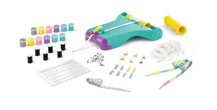 Cipőfűző díszítő készlet, MAPED CREATIV "Shoelace Factory"